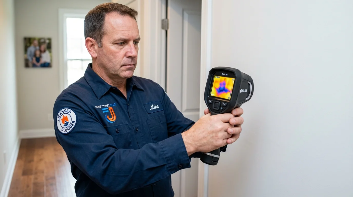 Thermal imaging leak detection by Johns Plumbing LLC in Kettle Falls